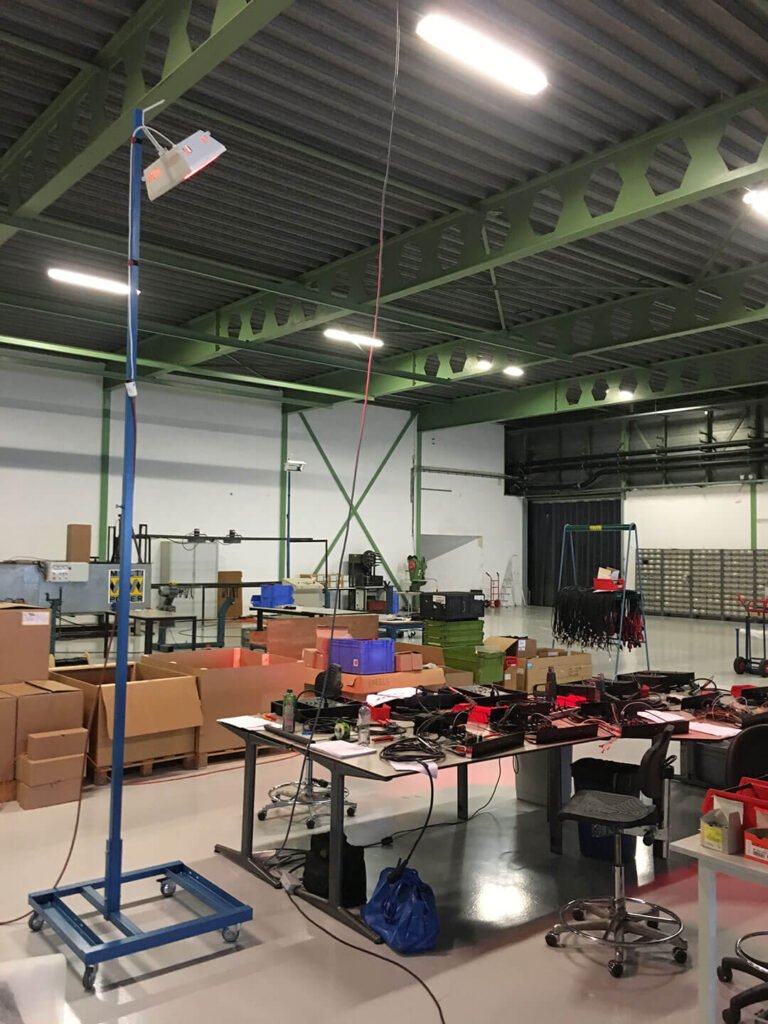 Energiezuinige regeling van elektrische infrarood verwarming