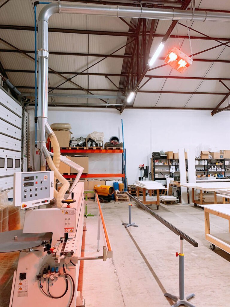 Korte golf infrarood verwarming voor loods en werkplaats