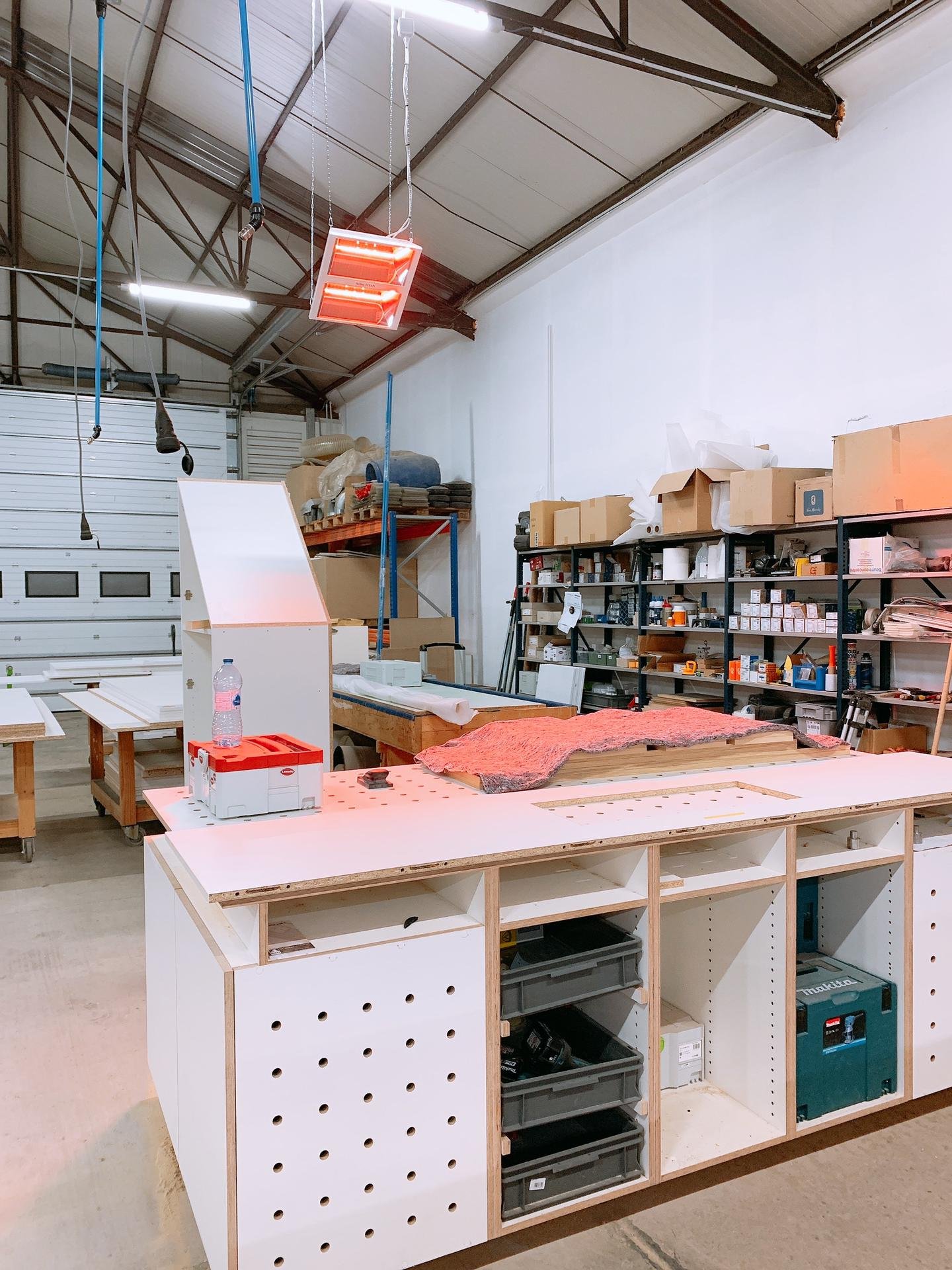 Industriele elektrische heaters met infrarood verwarming