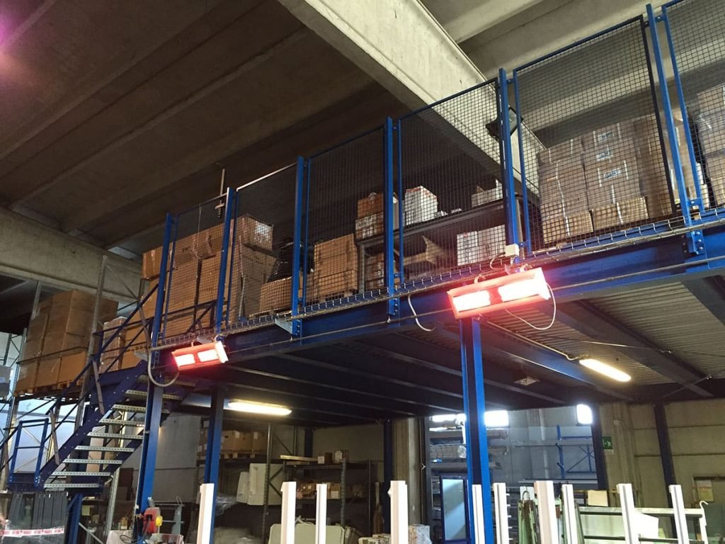 zuinige heater voor werkplaats of loods