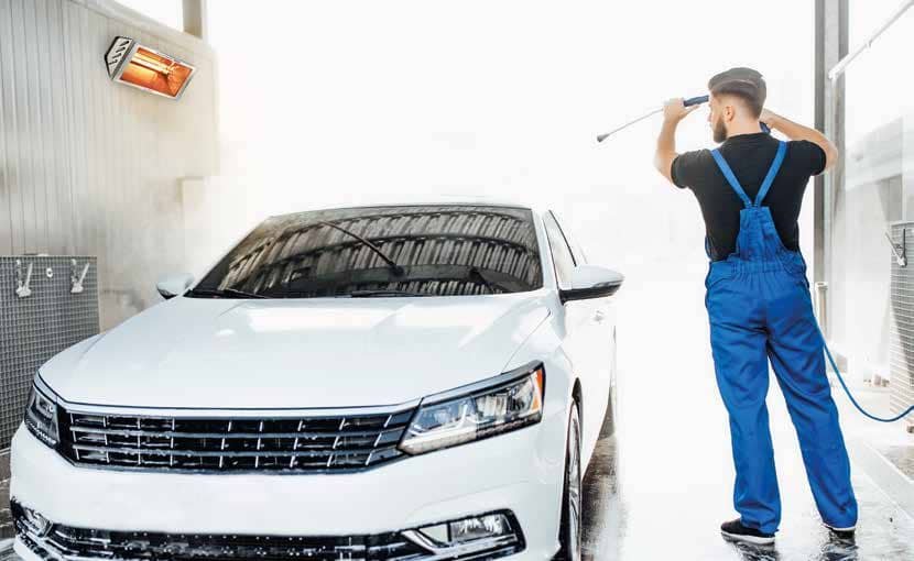 garage verwarming met infraroodverwarming