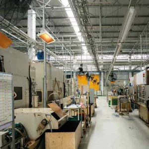 Helios EHT1-20R Industriële korte golf straler met afstandsbediening en dimmer werkplek verwarming