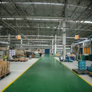 Helios EHTV2-40R Industriële korte golf straler met afstandsbediening en dimmer loods verwarming