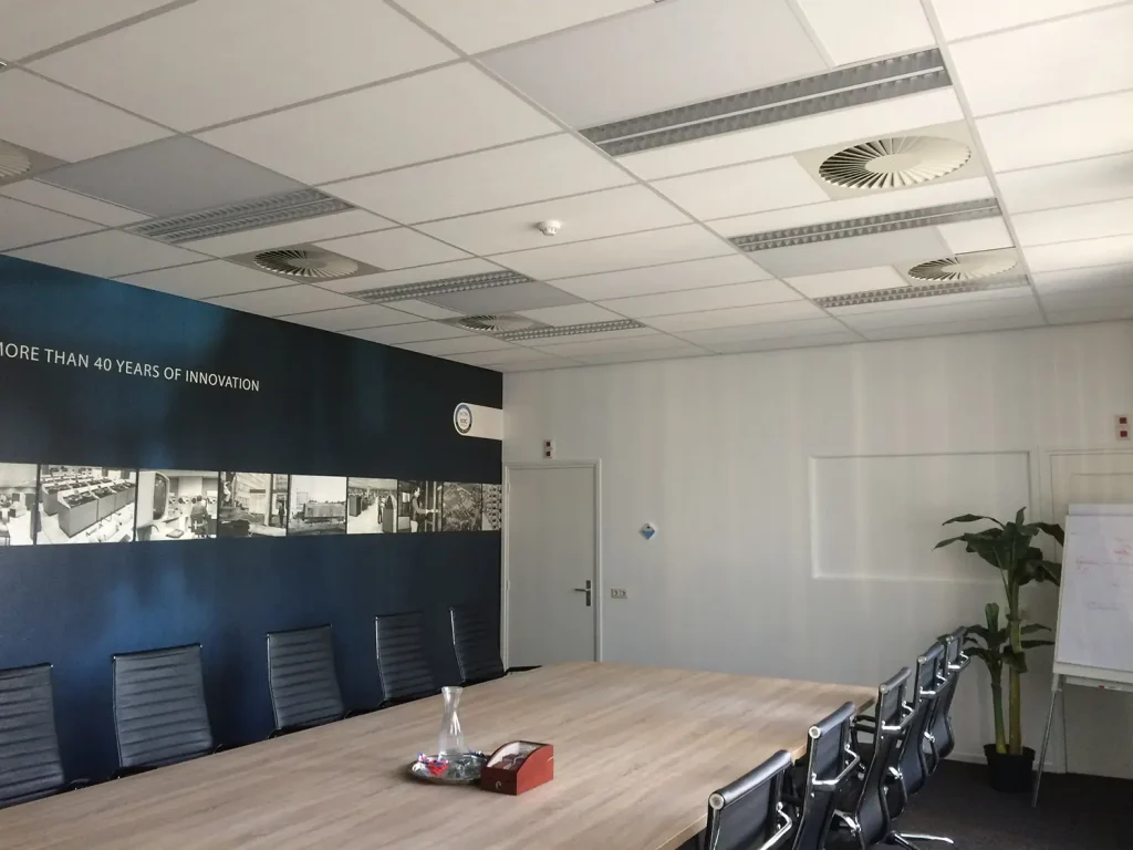 kantoor verwarming met infrarood panelen