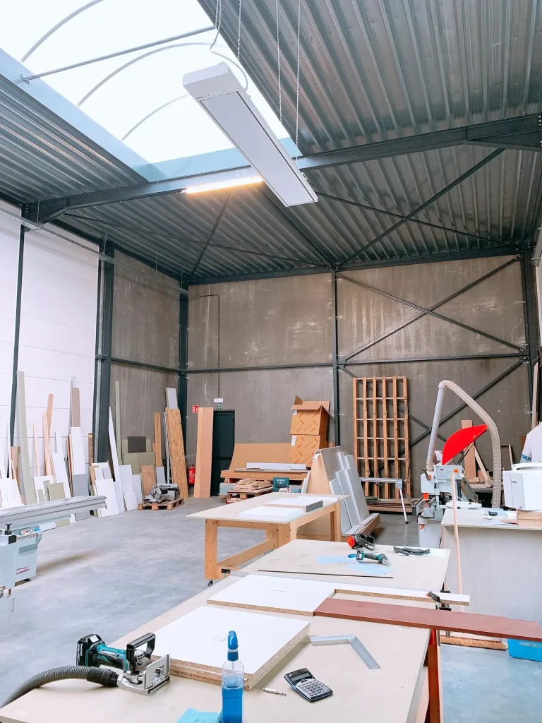 loods verwarming werkplekken