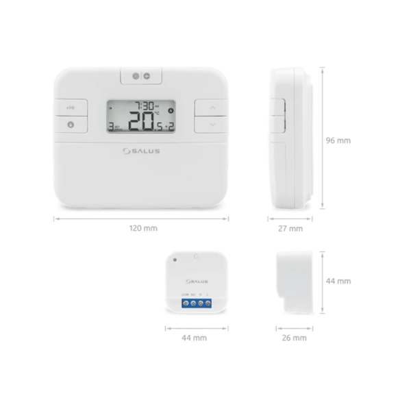 Salus Digitale thermostaat met relais ontvanger RT510SR-RF voor infrarood panelen 3
