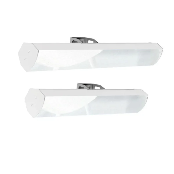 Welltherm Donkerstraler HPGW - Keramische straler met glas afwerking - Wit