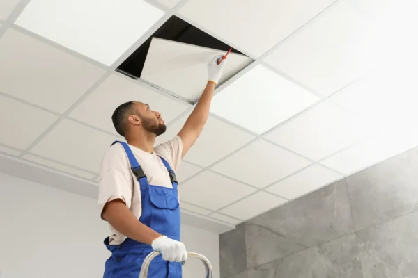 Welltherm infrarood paneel metaal wit 710 watt voor systeemplafond (4)
