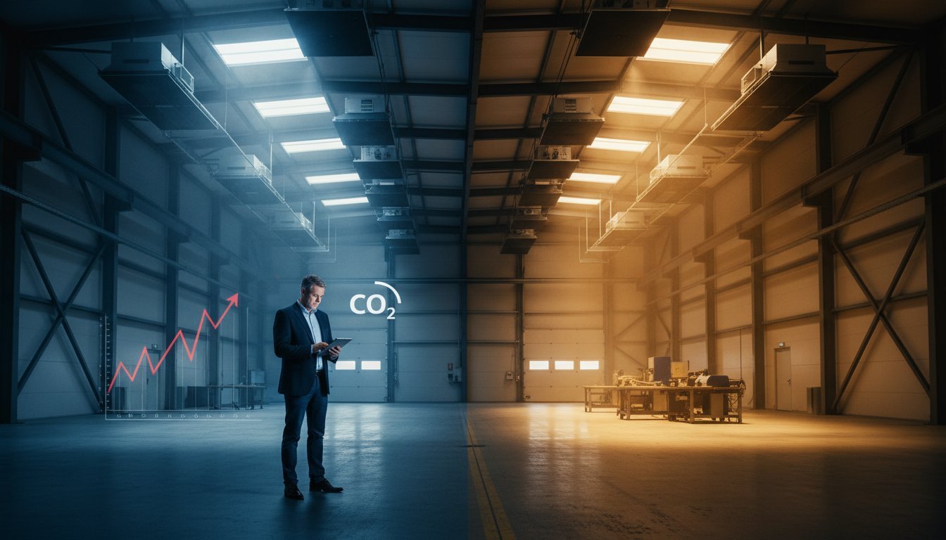 De verborgen kosten van gasverwarming voor bedrijfshallen in 2026