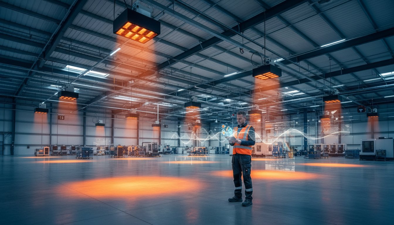 Infrarood verwarming optimaal instellen: Een technische gids voor industriële ruimtes