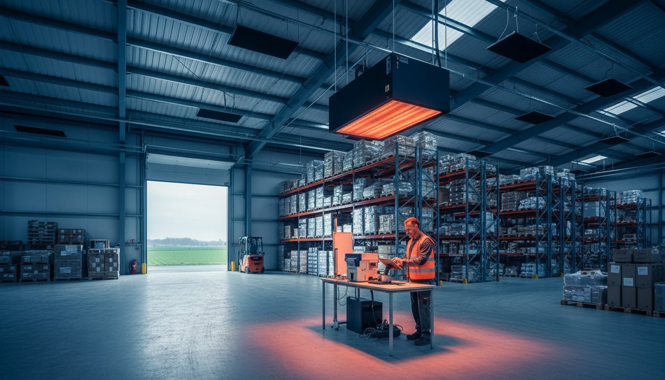 Magazijn verwarming gasloos: De complete gids voor 2026