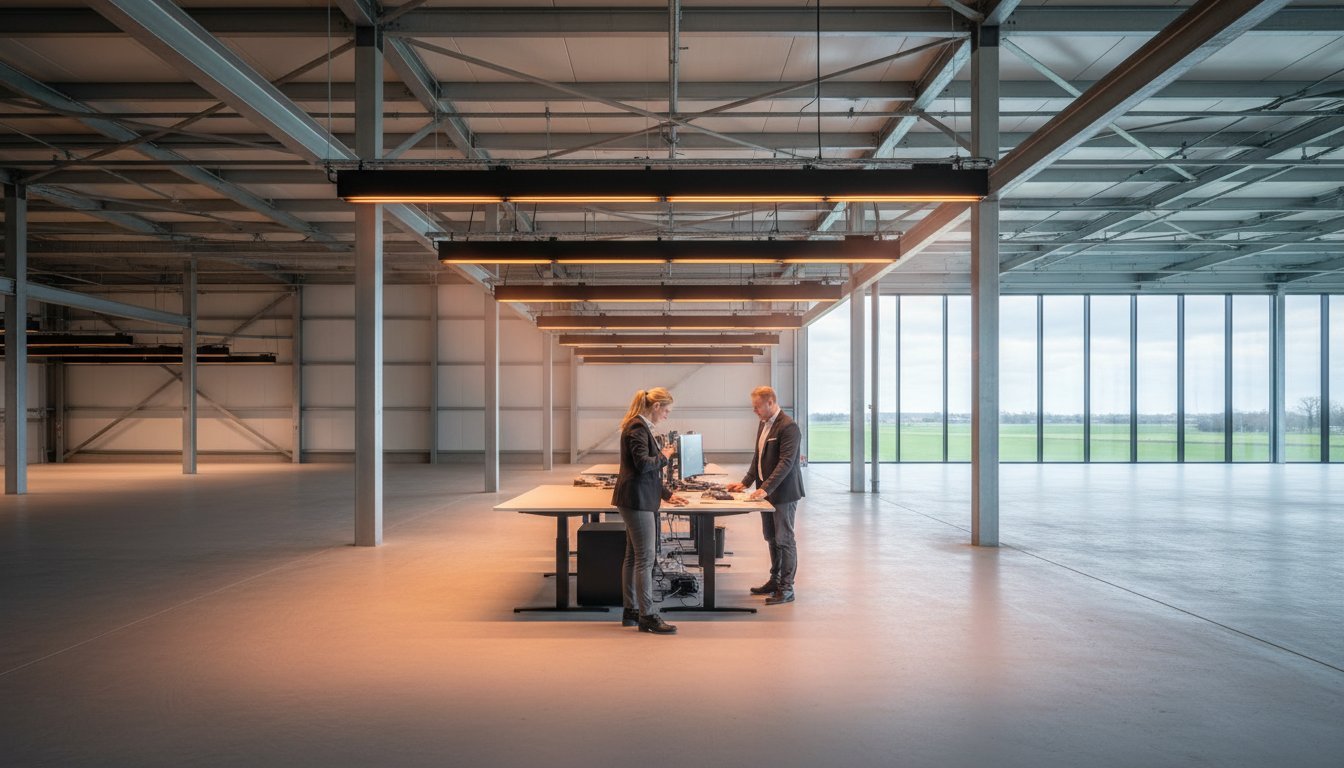 Verwarmen bedrijfshal: Strategieën voor efficiënte en gasloze industriële verwarming