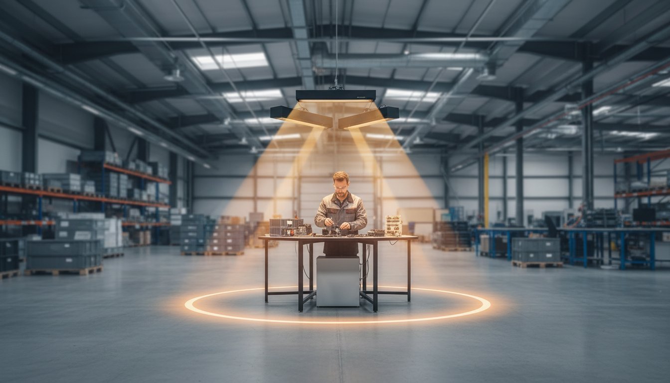 Infrarood werkplek verwarming: Efficiënte zoneverwarming voor de industrie