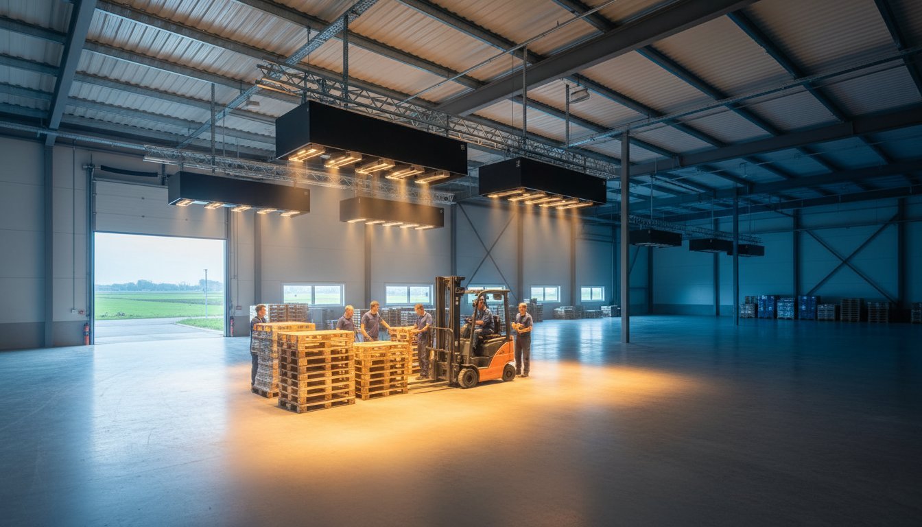 Magazijn verwarming: De complete gids voor efficiënte en gasloze oplossingen (2026)