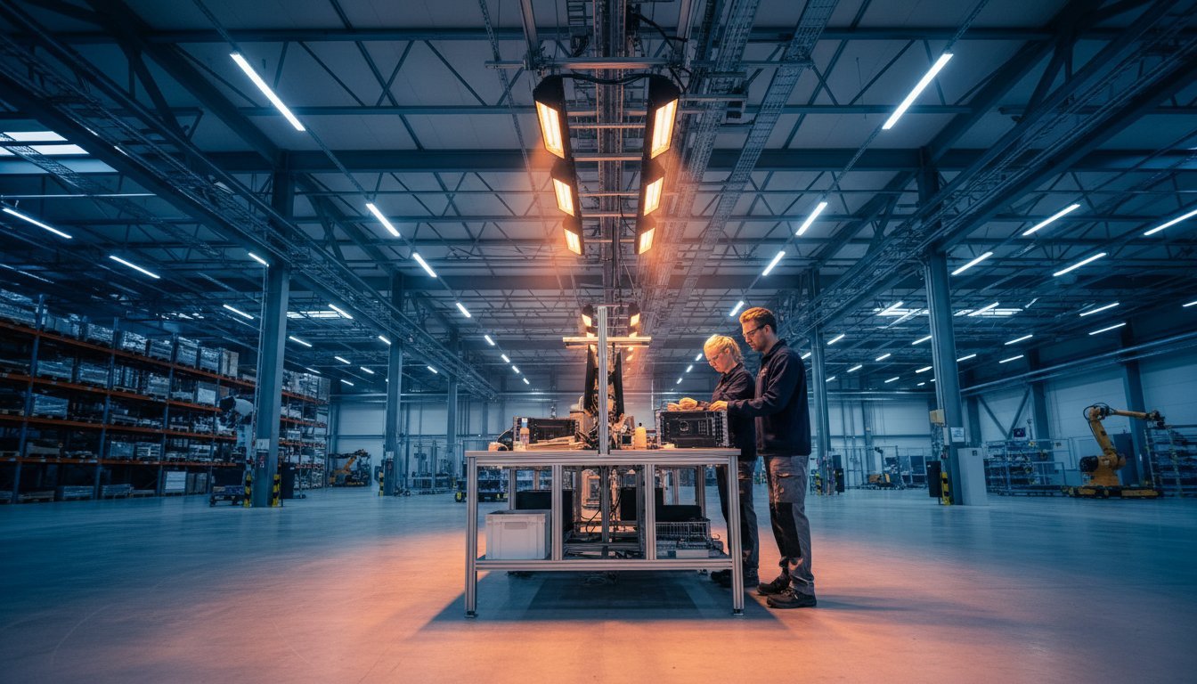 Infrarood stralers industrieel: De complete gids voor gasloze verwarming in 2026
