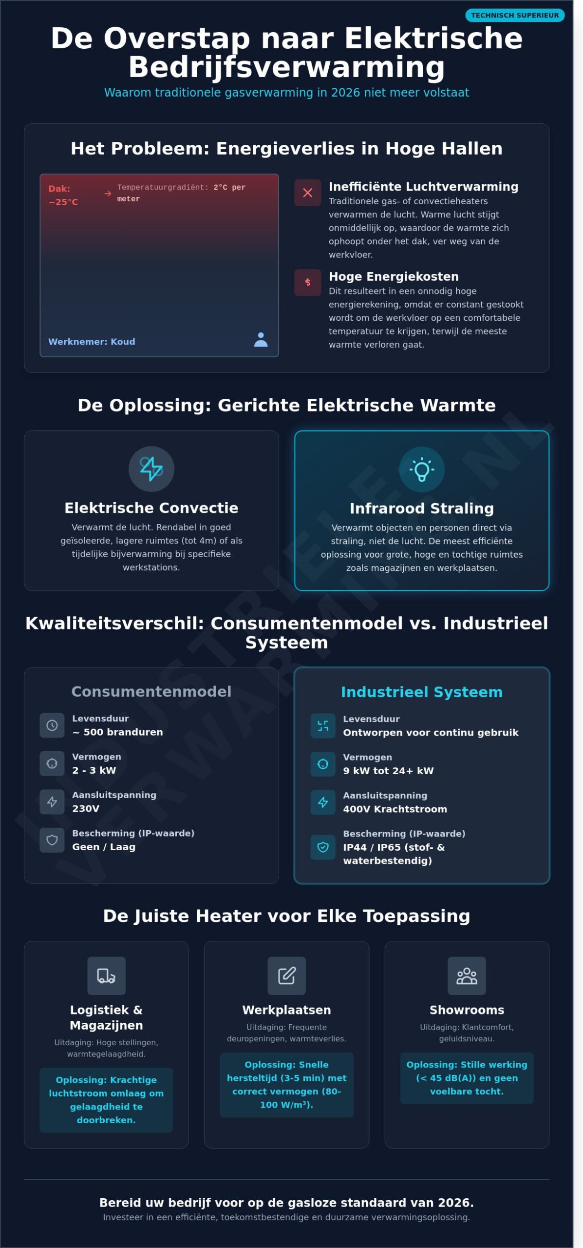 Elektrische heater voor de industrie: Efficiënt verwarmen in 2026