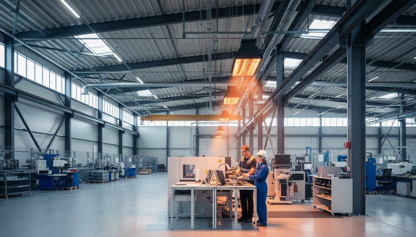 Bedrijfshal heaters: De gids voor efficiënte industriële verwarming in 2026