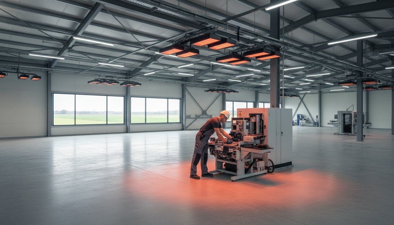 Bedrijfshal verwarmen elektrisch: De strategische gids voor 2026