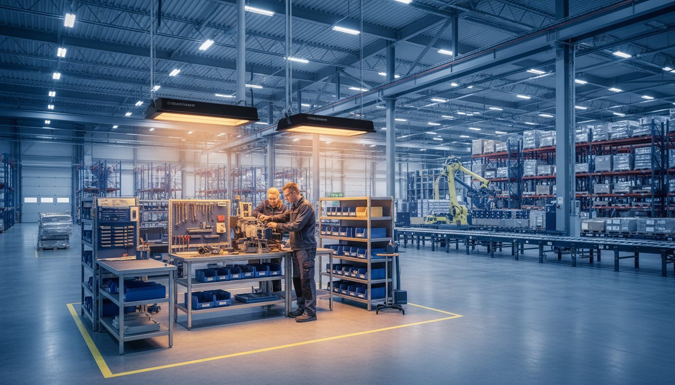 Bedrijfsruimte verwarmen: Strategieën voor efficiënte en gasloze industriële verwarming in 2026