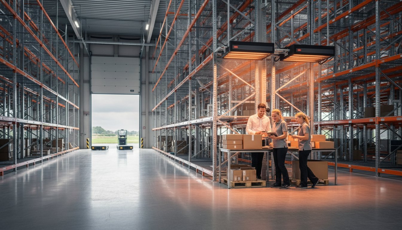 Elektrische verwarming magazijn: Efficiënt en gasloos verwarmen in 2026