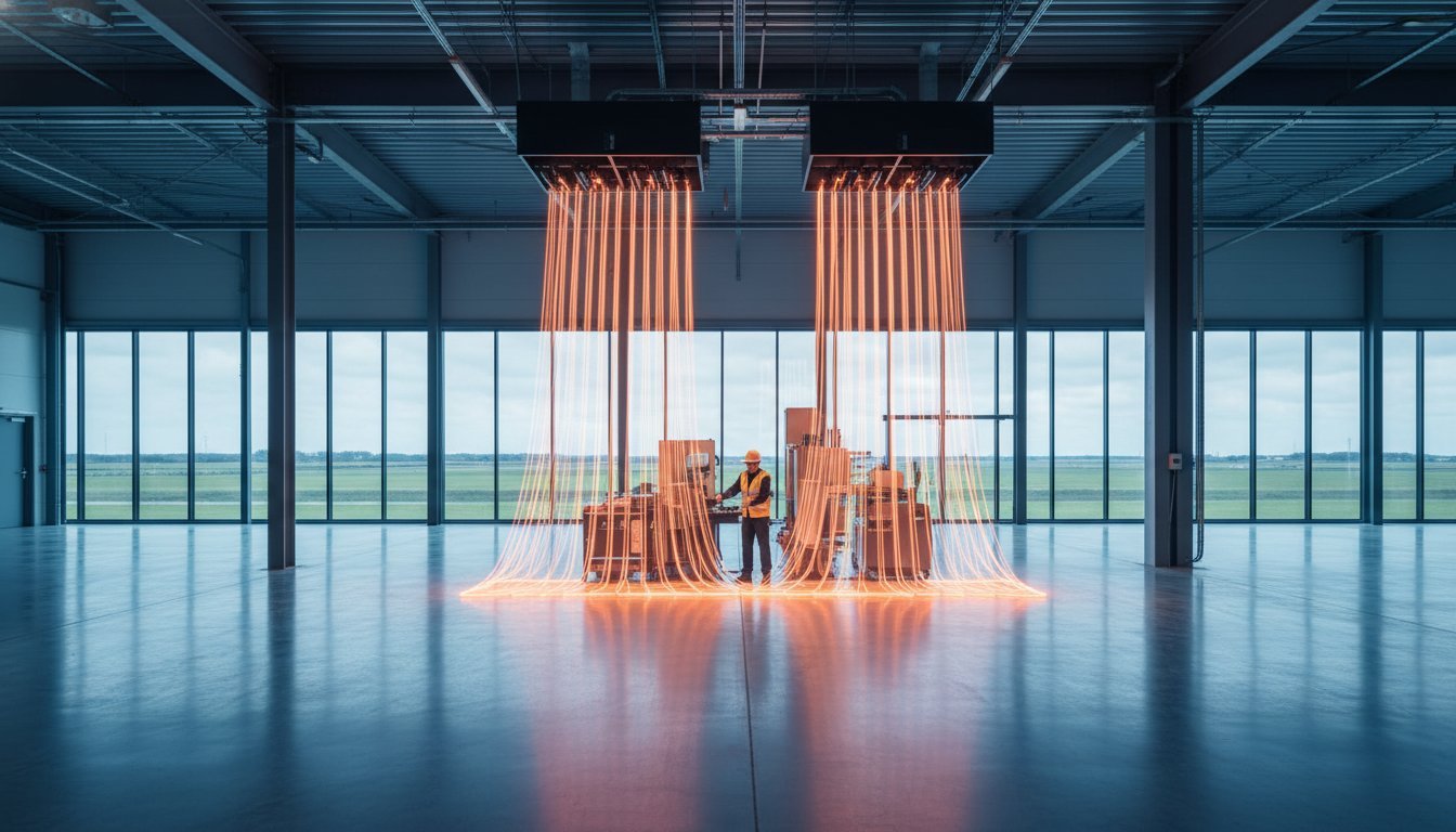 Fabriek verwarmen: Strategieën voor efficiënte en gasloze industriële verwarming in 2026