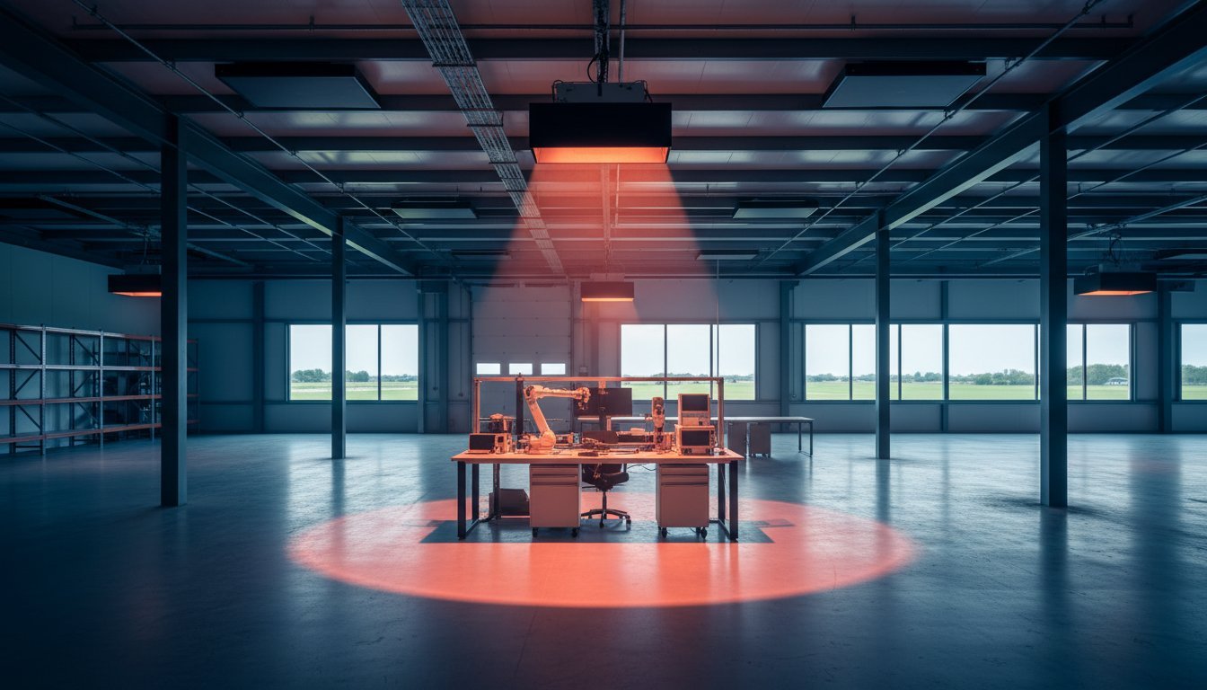 Infrarood verwarming bedrijfsruimte: De complete gids voor efficiënt verwarmen in 2026