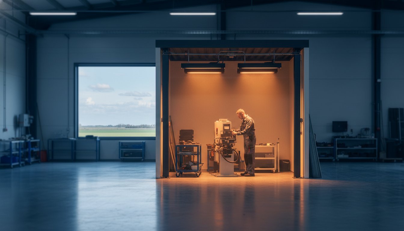 Infrarood werkplaatsverwarming: Efficiënt & kostenbesparend