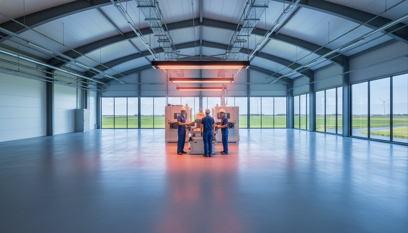 Verwarming met infrarood: De strategische keuze voor industriële hallen in 2026