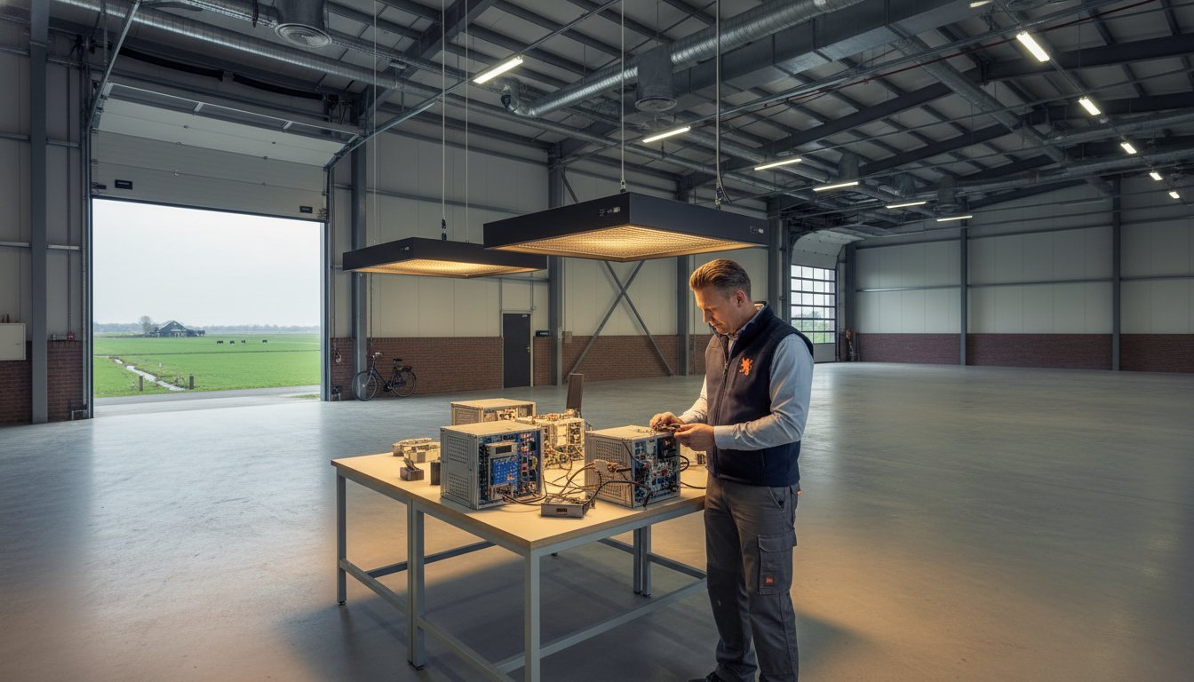 Verwarming voor bedrijfshal: De complete gids voor efficiënt en gasloos verwarmen