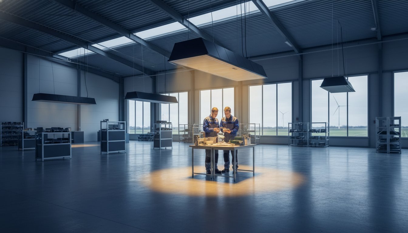 Bedrijfshal elektrisch verwarmen: de complete gids voor industriële efficiëntie in 2026