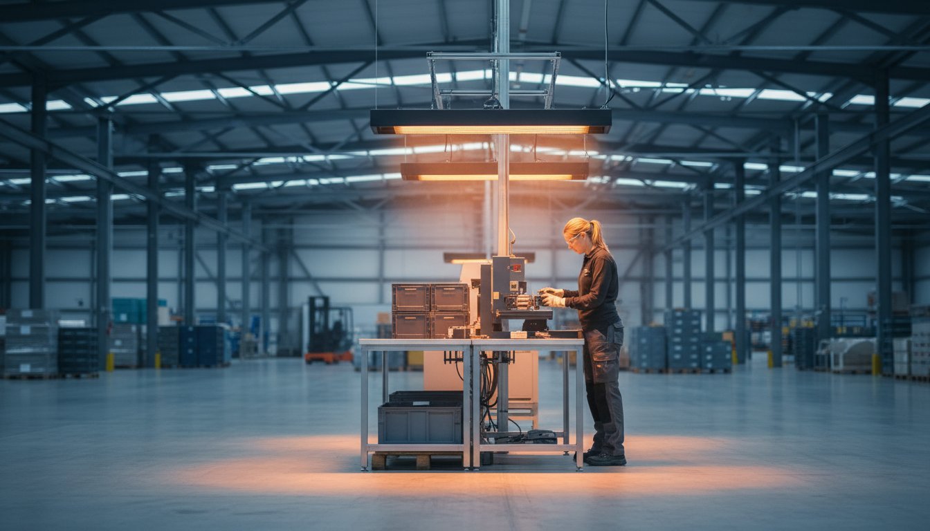 Loods verwarming elektrisch: De strategische gids voor gasloze industriële hallen