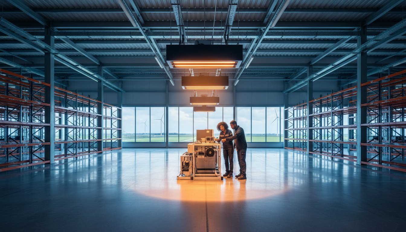 Elektrische verwarming industrieel: Strategieën voor gasloze bedrijfshallen in 2026
