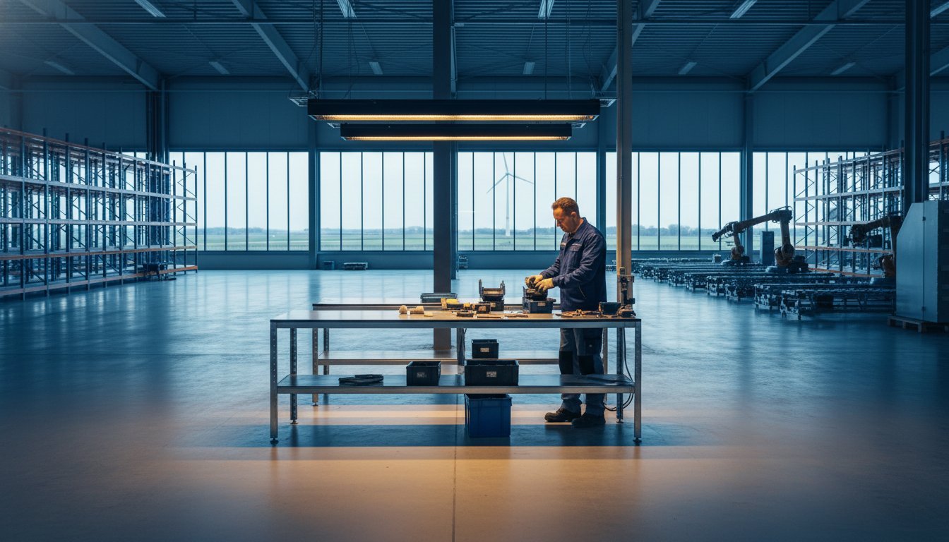 Elektrische heater bedrijfshal: De complete gids voor gasloze verwarming in 2026