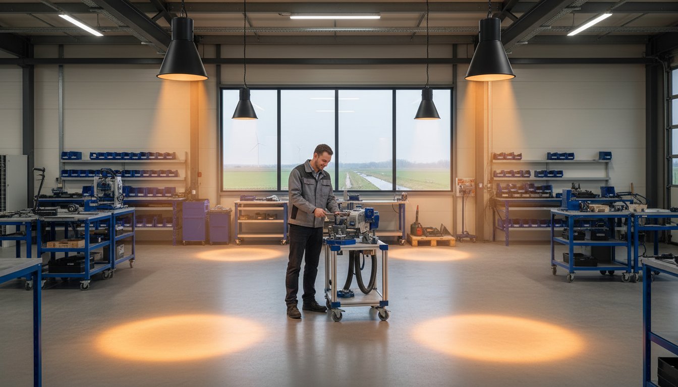 Goedkoop werkplaats verwarmen: Strategieën voor minimale energiekosten in 2026
