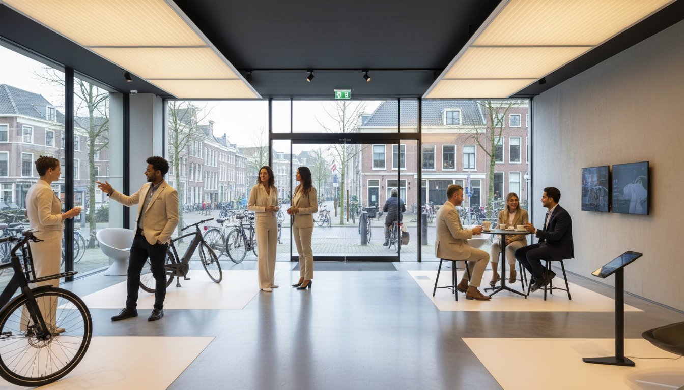 Showroom verwarmen: De voordelen van infrarood verwarming