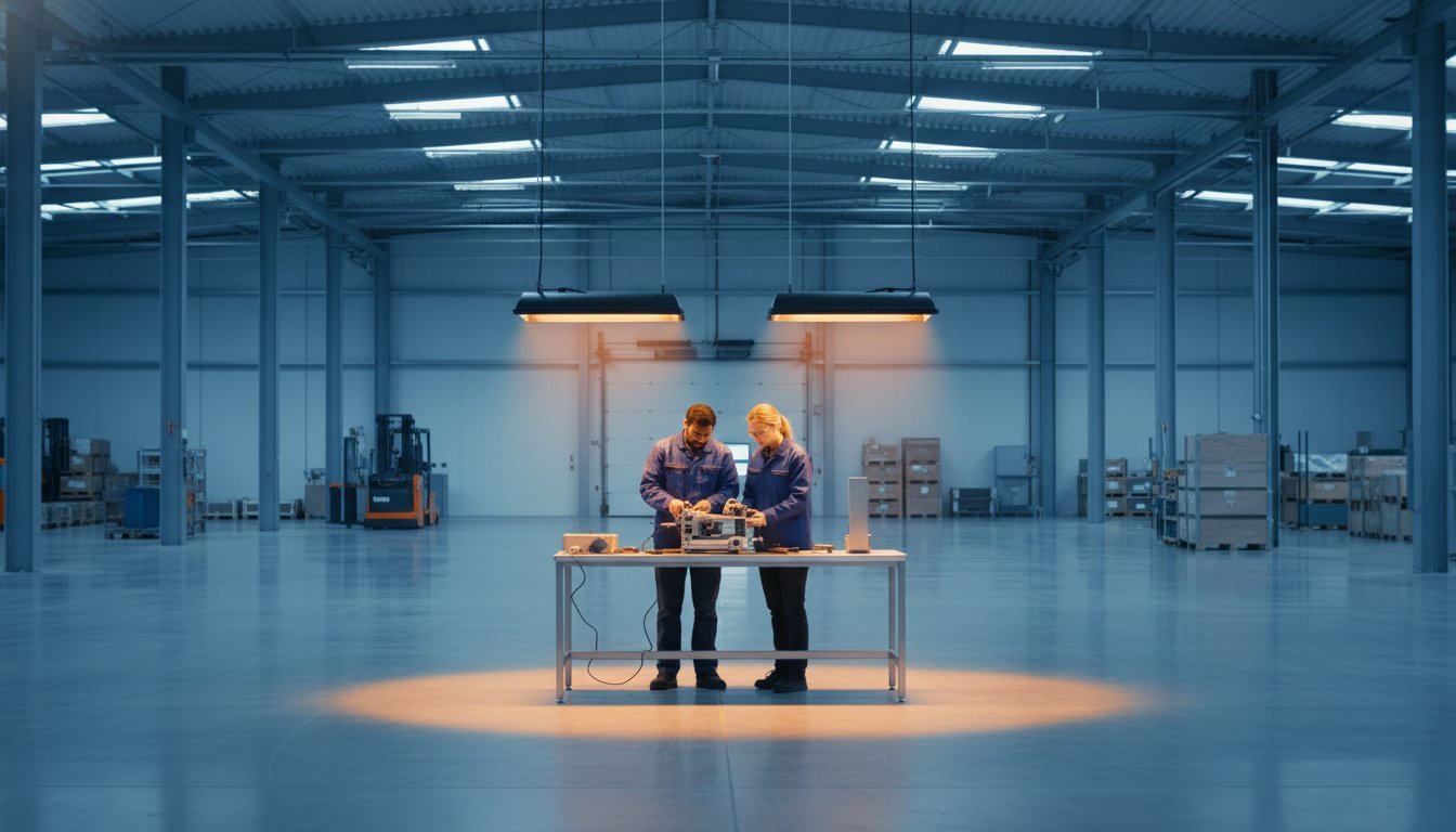 Efficiënte elektrische stralingsverwarming voor bedrijven