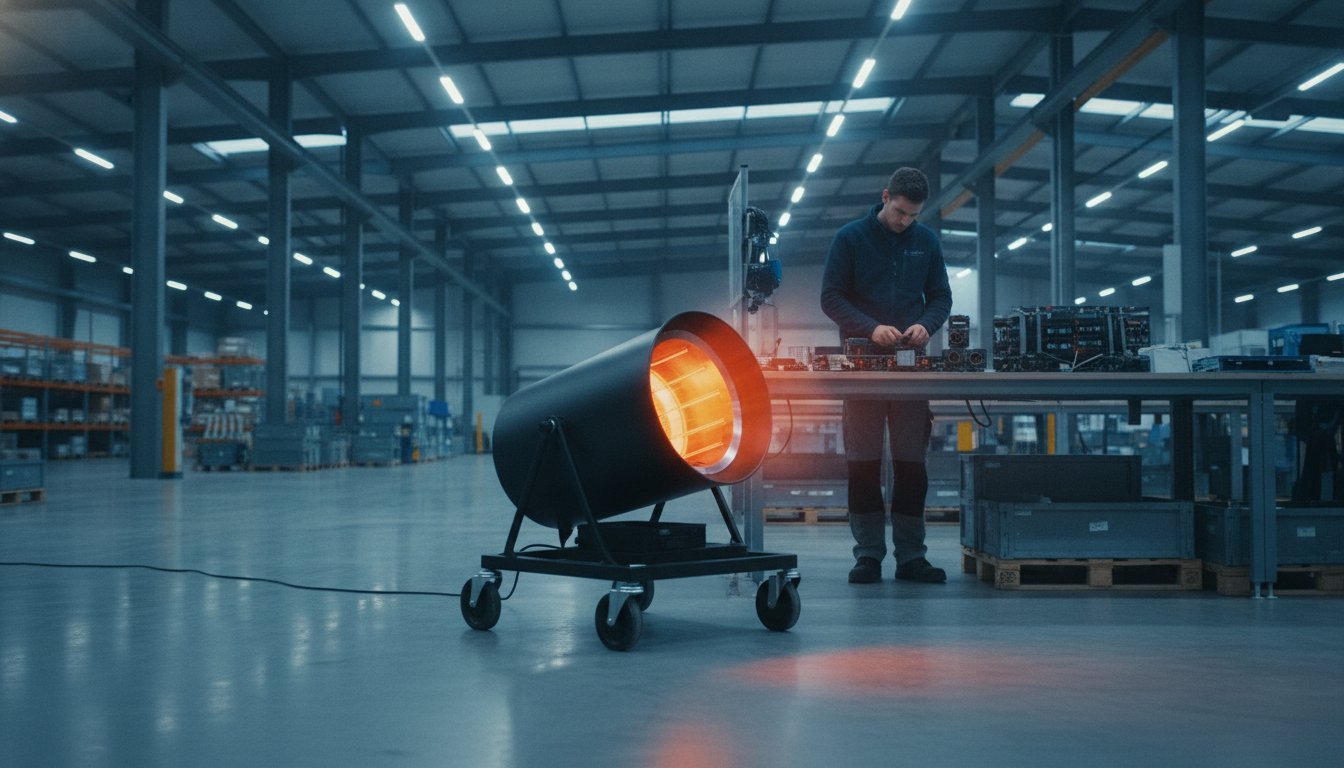 Efficiënte mobiele elektrische verwarming voor uw bedrijf