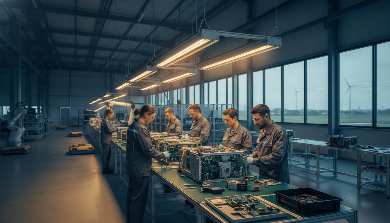 Stralingswarmte voor assemblagelijnen: een efficiënte oplossing voor de industrie