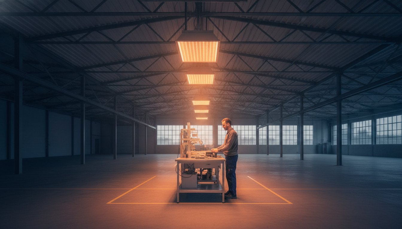 Infrarood werkplekverwarming: Efficiëntie en comfort