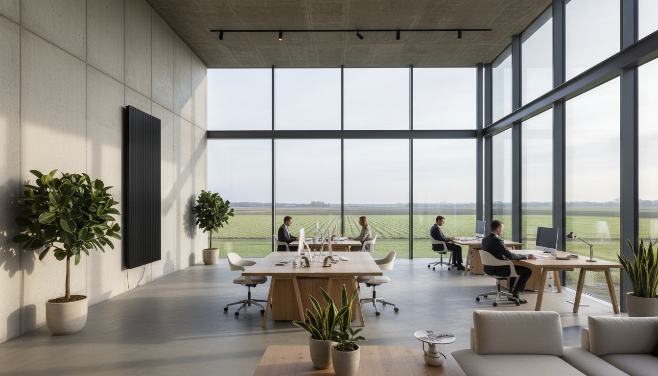 Design infraroodpanelen voor kantoren: Esthetiek en Efficiëntie in 2026