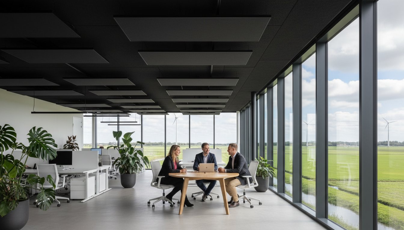 Zwarte infraroodpanelen voor systeemplafonds: De zakelijke gids voor 2026