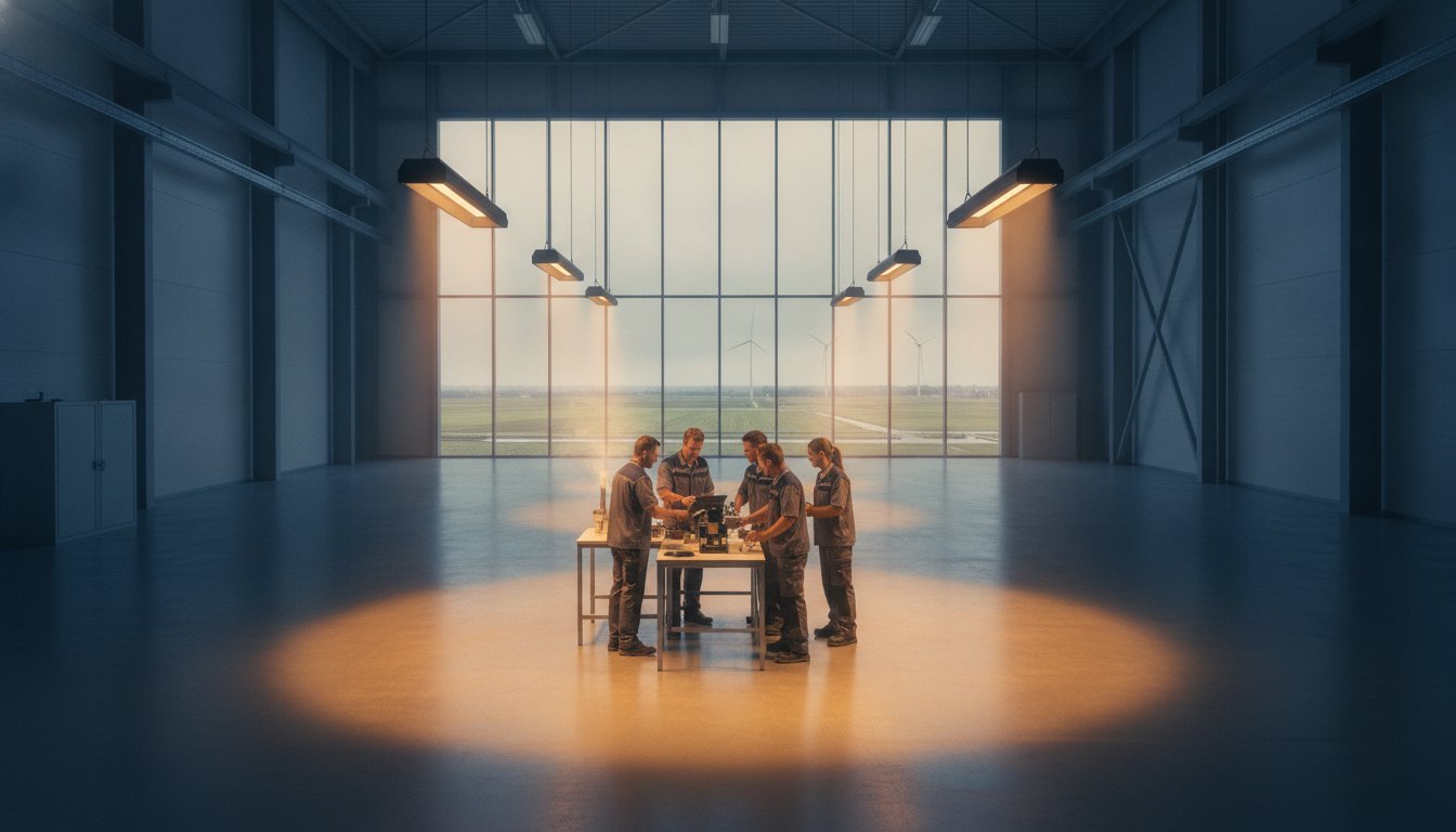 Quick wins energiebesparing bedrijfshal: de complete checklist voor 2026